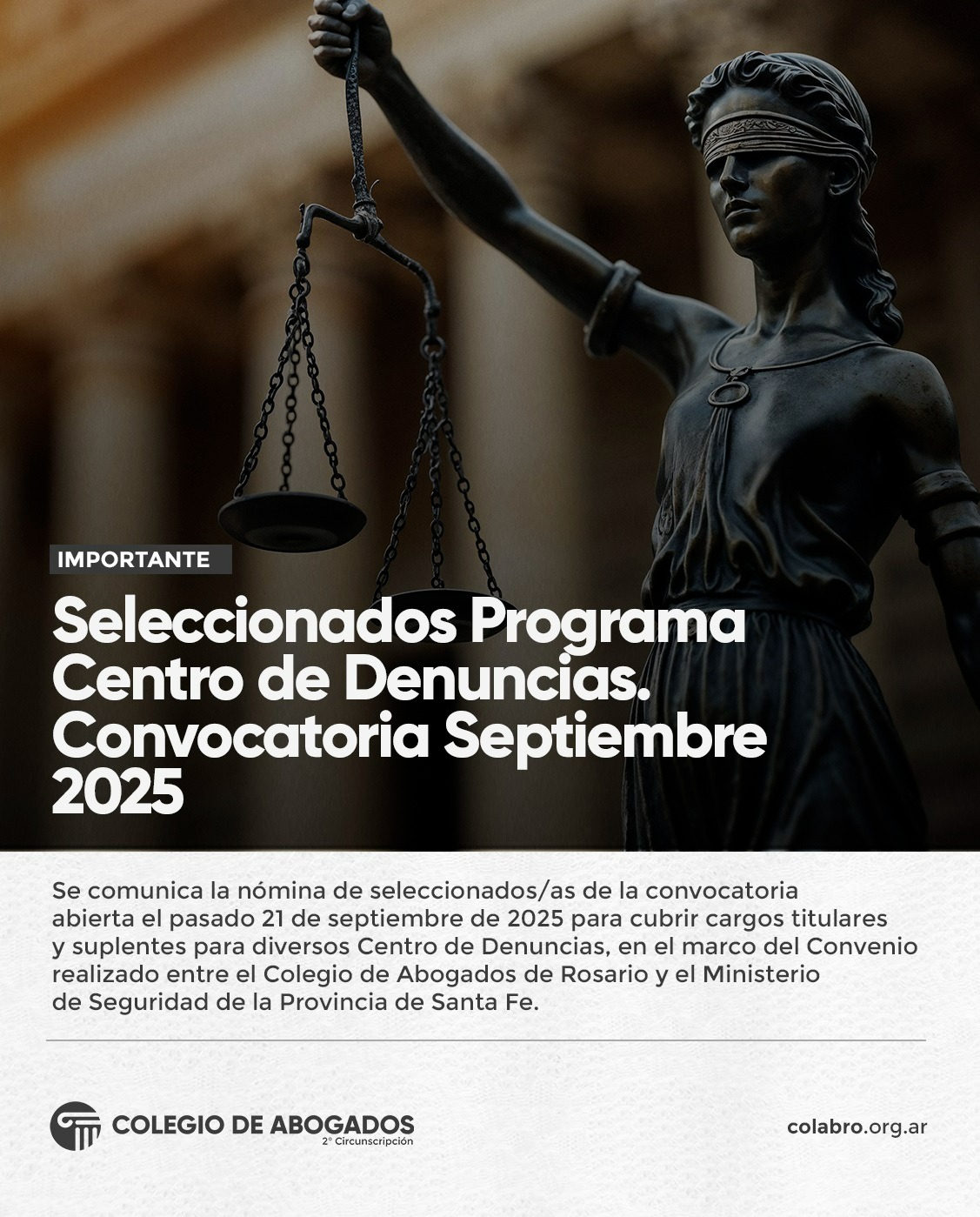 Seleccionados Programa CTD - Convocatoria septiembre 2025